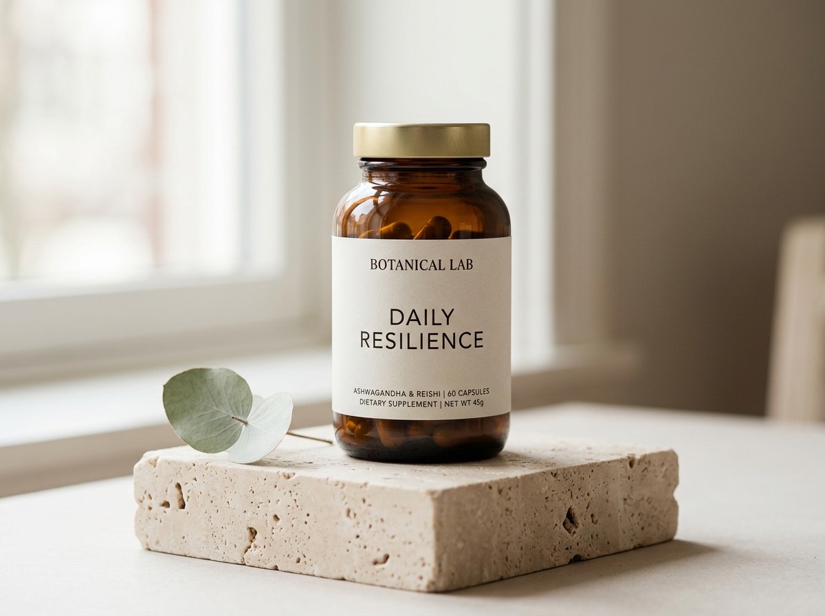 Purely Rooted supplement jar